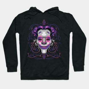 ilustration clown head Hoodie